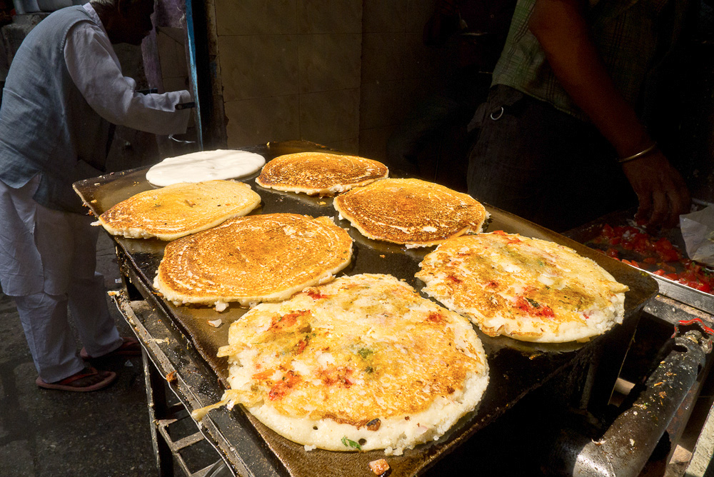 South Indian breakfast, Varanasi, India