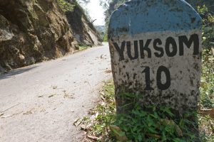 Road Sign, Yuksom, Sikkim
