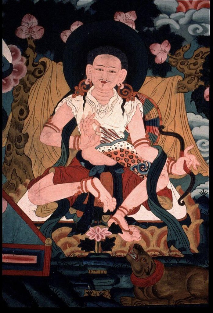 Painting of Drukpa Kunley, The Bhutanese's Mad Saint