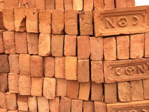 The humble house brick made of red clay that epitomises Newari legend and architecture.