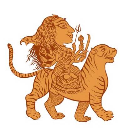 The Navadurga, Chandraghanta illustration by SATYA MOSES