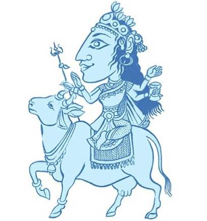 The Navadurga, Mahagauri illustration by SATYA MOSES