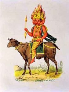 Agni, the Fire God. The source of all knowledge.